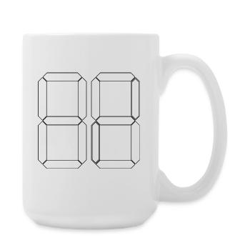 NUMÉRO 85 Quatre-vingt-cinq Cadeaux Numériques - Grande tasse 440 ml - blanc - Droite