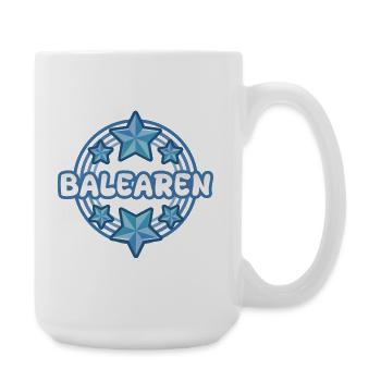 Reise Balearen - Große Tasse 440 ml - Weiß - Rechts