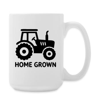 Insigne Tracteur Maison - Grande tasse 440 ml - blanc - Droite