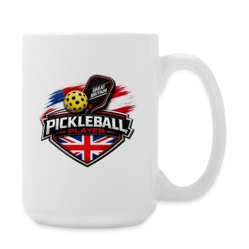 Pickleball, GROSSBRITANNIEN - Große Tasse 440 ml - Weiß - Rechts