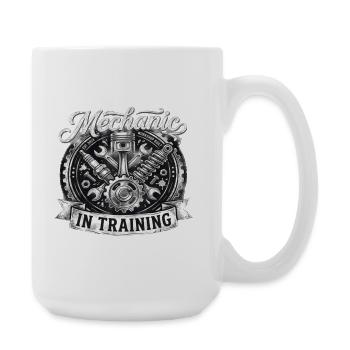 Mechaniker in Ausbildung Motiv - Große Tasse 440 ml - Weiß - Rechts
