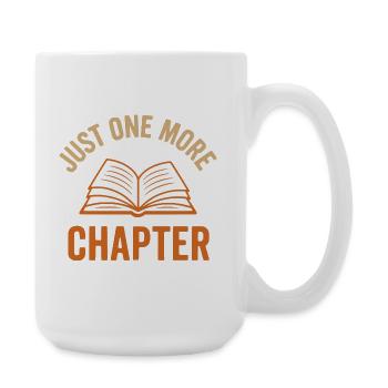 Buch-Illustration mit inspirierender Botschaft - Große Tasse 440 ml - Weiß - Rechts