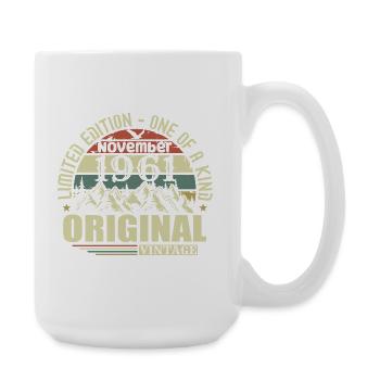 Birthday november 1961 - Large Mug 440 ml - white - Right