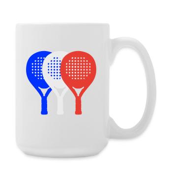 padel-france2 - Large Mug 440 ml - white - Right