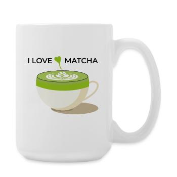 I Love Matcha - Large Mug 440 ml - white - Right