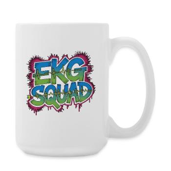 Cardiac Tech EKG Squad Pacemaker Technician - Große Tasse 440 ml - Weiß - Rechts