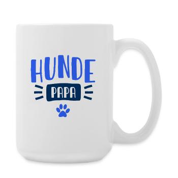Hunde_Papa_-_Chien_-_Animal_-_Dog Lover_-_Dog - Grande tasse 440 ml - blanc - Droite