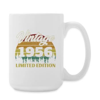 Cadeau d’anniversaire rétro vintage 1956 - Grande tasse 440 ml - blanc - Droite