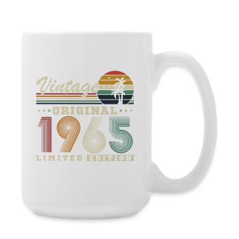 1965 Vintage Rétro Cadeau D'anniversaire - Grande tasse 440 ml - blanc - Droite
