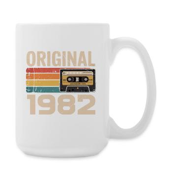 Originales 1982er Retro-Jubiläum 1982 - Große Tasse 440 ml - Weiß - Rechts