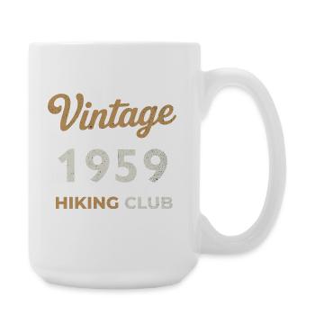 Vintage 1959 – Sailing Club Retro Birth Year - Large Mug 440 ml - white - Right