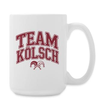 Team Kölsch - Carnival Costume - Large Mug 440 ml - white - Right