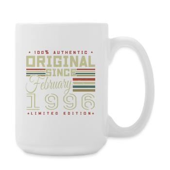 Großartig seit Februar 1996 - Große Tasse 440 ml - Weiß - Rechts