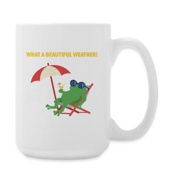 Juste un temps formidable ! - Grande tasse 440 ml - blanc - Droite