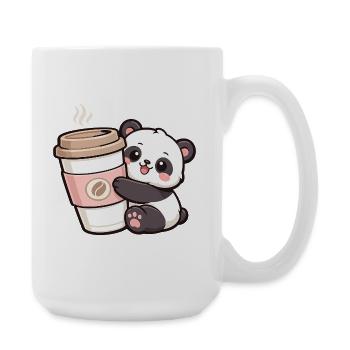 KaffeePanda Cuddly Hero - Large Mug 440 ml - white - Right