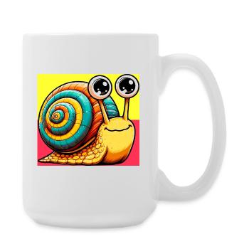Snail - Large Mug 440 ml - white - Right