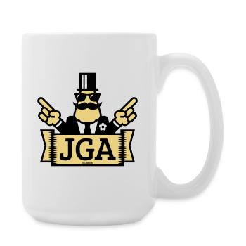 Bachelor Party Hand Show (Bachelor Party / 3C) - Large Mug 440 ml - white - Right