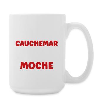 Cauchemar: J'étais moche - Grande tasse 440 ml - blanc - Droite