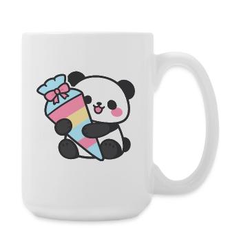 1st Grade Panda School Enrollment Gift 2026 - Large Mug 440 ml - white - Right