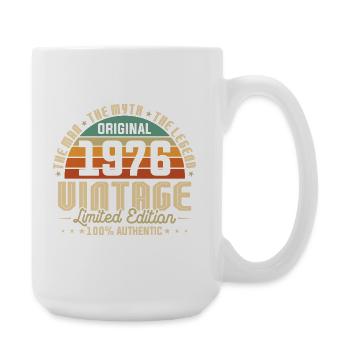 1976 Original Vintage Birthday Gift - Large Mug 440 ml - white - Right