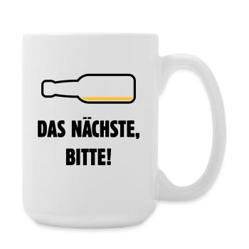 Das Nächste, Bitte! (Bier / Bierchen / POS 2C) - Große Tasse 440 ml - Weiß - Rechts
