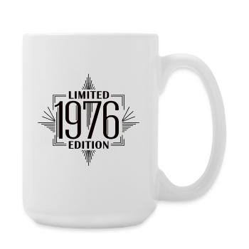 Limited Edition 1976 Vintage Geburtstag Retro - Große Tasse 440 ml - Weiß - Rechts