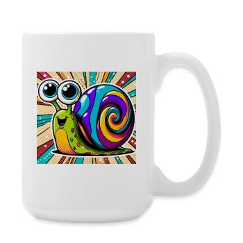 Snail - Large Mug 440 ml - white - Right