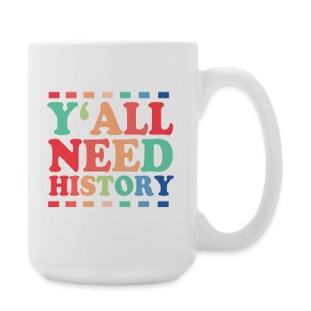 History Historian Historical - Large Mug 440 ml - white - Right