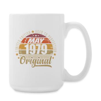 Design Vintage Mai 1979 Édition Limitée Mai 1979 - Grande tasse 440 ml - blanc - Droite