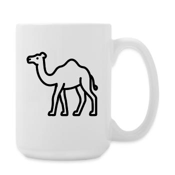 chameau - Grande tasse 440 ml - blanc - Droite