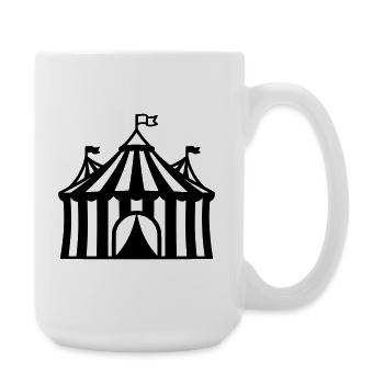 Logo de l’événement Circus Tent Manege - Grande tasse 440 ml - blanc - Droite