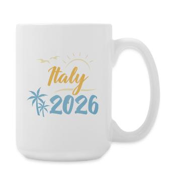 Italien 2026 - Große Tasse 440 ml - Weiß - Rechts