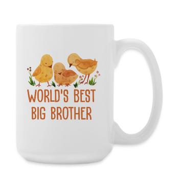 Le meilleur grand frère du monde - Grande tasse 440 ml - blanc - Droite