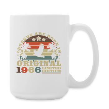 1966 Vintage Rétro Cadeau D'anniversaire - Grande tasse 440 ml - blanc - Droite