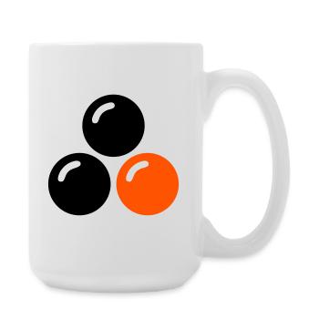 Table tennis balls Table tennis club Ping Pong - Large Mug 440 ml - white - Right