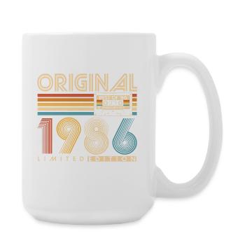 40 ans 40 ans 1986 Vintage Né - Grande tasse 440 ml - blanc - Droite