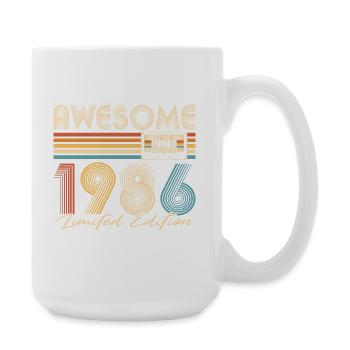 40 ans 40 ans 1986 Vintage Né - Grande tasse 440 ml - blanc - Droite
