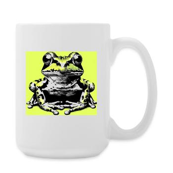 grenouille - Grande tasse 440 ml - blanc - Droite