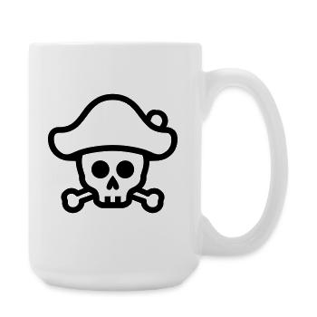Skull - Large Mug 440 ml - white - Right
