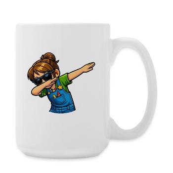 Dabbing Kindergärtnerin - Große Tasse 440 ml - Weiß - Rechts