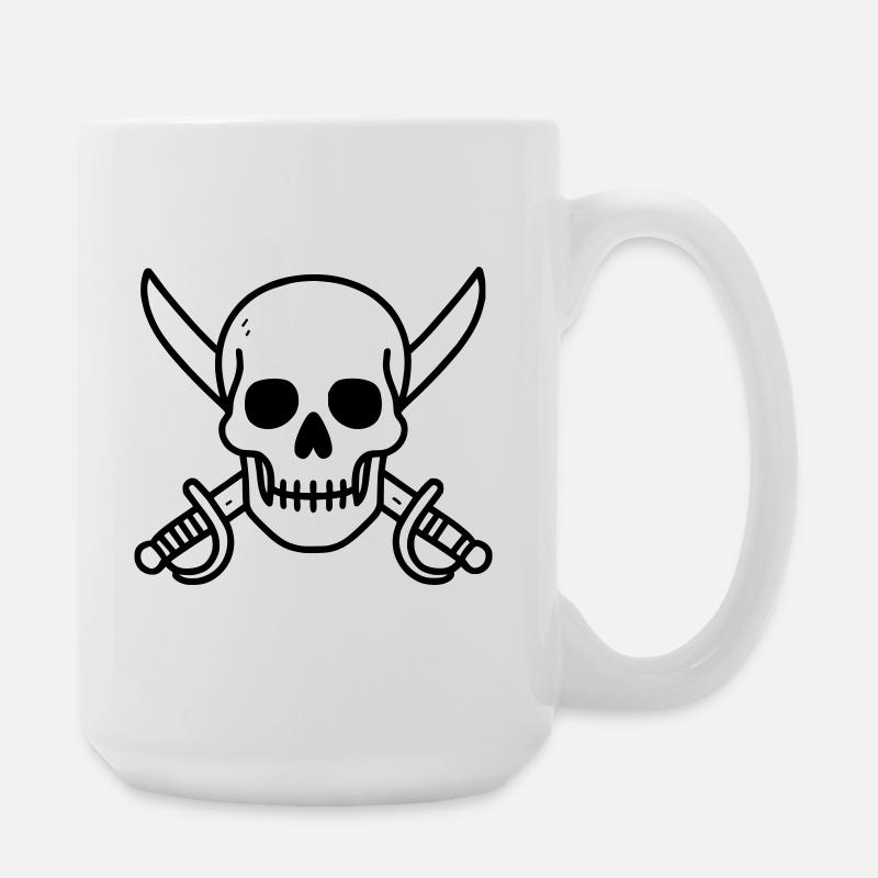 Pirates - Large Mug 440 ml - white