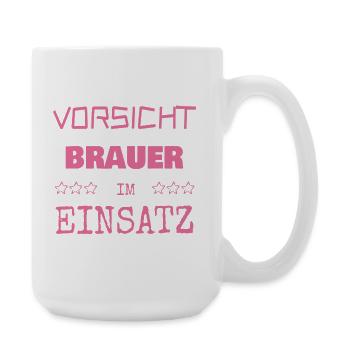 Brauer als Berufung - Große Tasse 440 ml - Weiß - Rechts