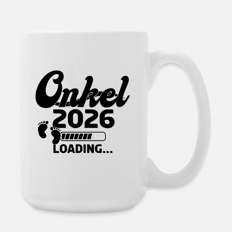 Onkel 2026 Loading - Große Tasse 440 ml - Weiß