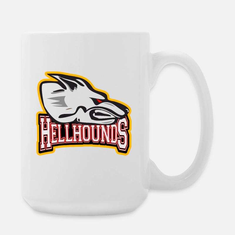 Hellhounds Logo - Große Tasse 440 ml - Weiß