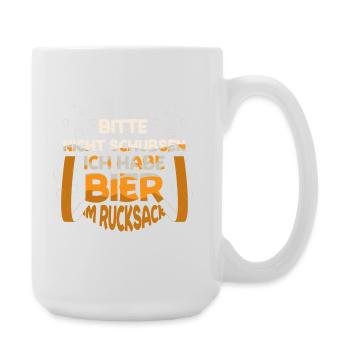 Amateurs de bière Dicton de bière Buveurs de bière Alcool - Grande tasse 440 ml - blanc - Droite
