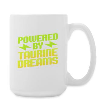 Energy Drink Powered By Taurine Dreams - Large Mug 440 ml - white - Right
