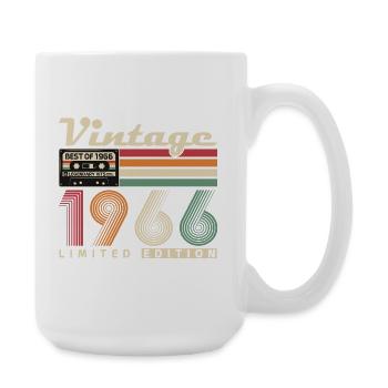 Original 1966 Vintage Vintage Birthday Retro - Large Mug 440 ml - white - Right
