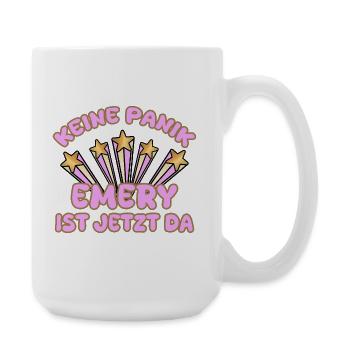 Woman's name Emery - Large Mug 440 ml - white - Right
