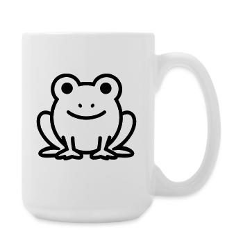 frog - Large Mug 440 ml - white - Right