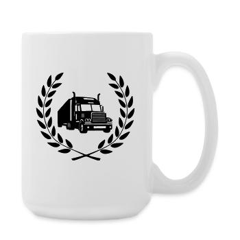 Camionneur - Grande tasse 440 ml - blanc - Droite